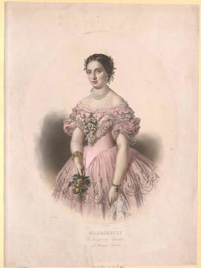Prinsesse Margaret av Sachsen av Artist Unknown