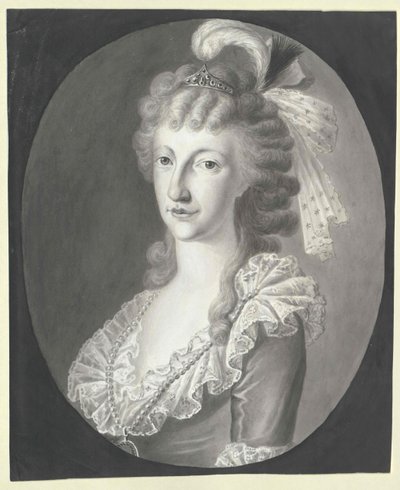 Prinsesse av begge Sicilia Maria Theresa (trykk) av Artist Unknown