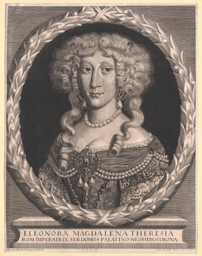 Prinsesse av slottet Eleonora Magdalena Theresia av Artist Unknown