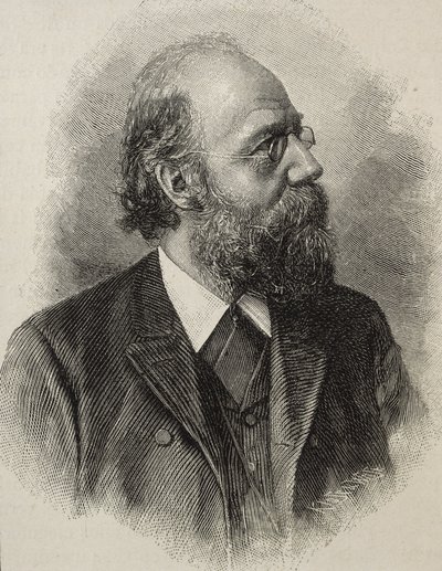 RICKERT, Heinrich (1863–1936). Tysk filosof, en av de ledende neokantianerne. Gravering. av Artist Unknown
