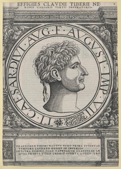 Romersk keiser Tiberius av Artist Unknown