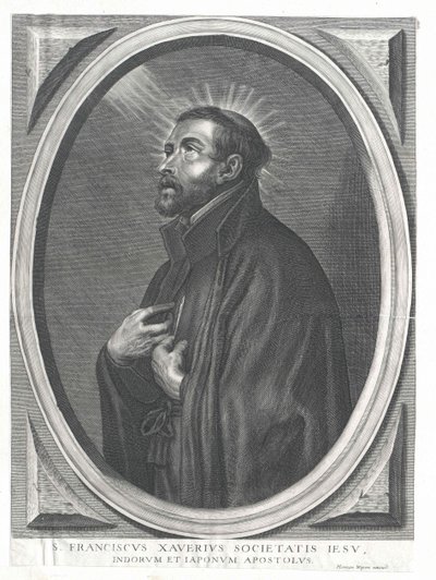 Den hellige Franz Xavier av Artist Unknown