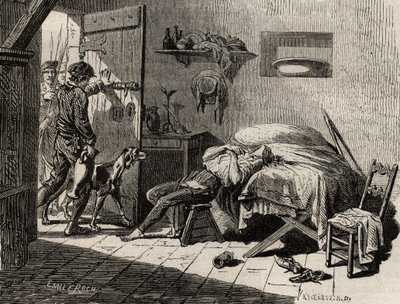 Condorcets død i fengselet 28. mars av Artist Unknown