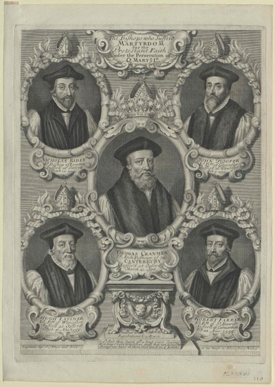 Thomas Cranmer (trykk) av Artist Unknown