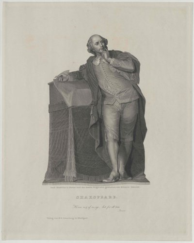 William Shakespeare av Artist Unknown
