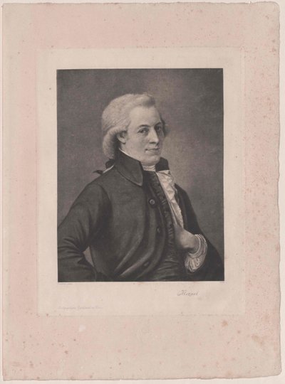 Wolfgang Amadeus Mozart av Artist Unknown