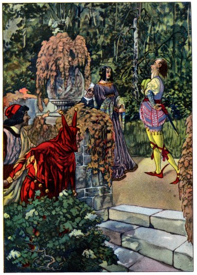 Twelth Night, skuespill av William Shakespeare, ca. 1880 (trykk) av Artus Scheiner