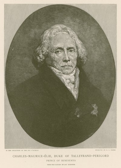 Charles Maurice de Talleyrand-Perigord av Ary Scheffer