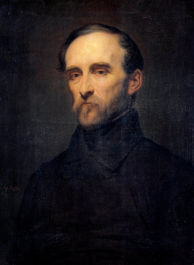 Portrett av Eugene Cavaignac (1802-1857) Generalguvernør i Algerie Maleri av Ary Scheffer (1795-1858) 1800-tallet. Dim. 0,76x0,56 m. av Ary Scheffer