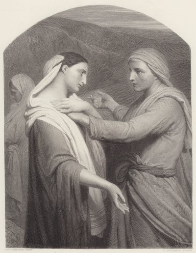 Ruth og Naomi av Ary Scheffer