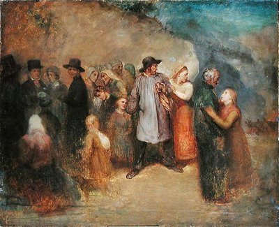 Scene of an Exodus, ca. 1858 av Ary Scheffer