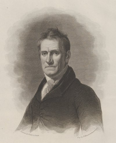 Cadwallader David Colden, borgermester i New York City, ca. 1825 av Asher Brown Durand