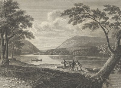 Delaware Water Gap, 1830. av Asher Brown Durand