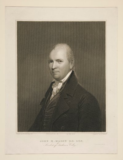 John M. Mason, D.D., S.T.P., president for Dickinson College av Asher Brown Durand