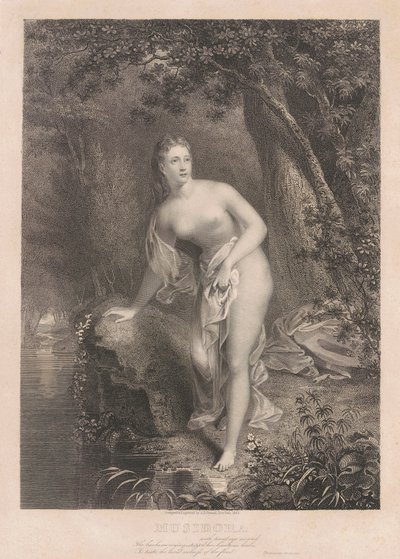 Musidora av Asher Brown Durand