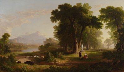 Livets morgen, 1840 av Asher Brown Durand