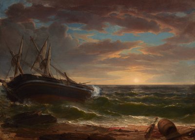 Det strandede skipet av Asher Brown Durand