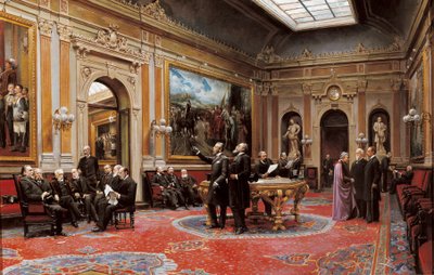 Senatets konferansesal i mars 1904 av Asterio Mañanós Martínez