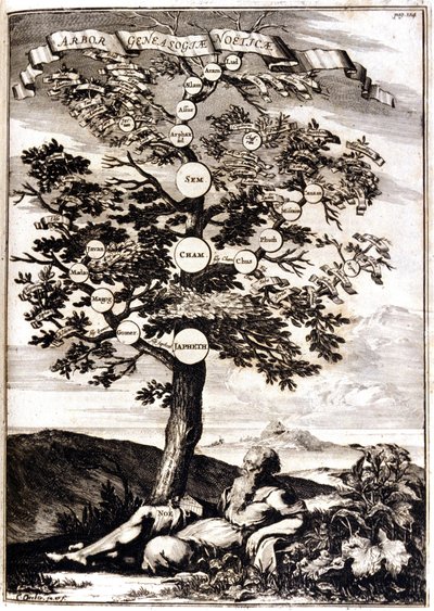 Genealogisk tre til Noe d
