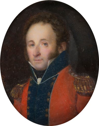 Portrett av Orlando, ca. 1. jarl av Bradford (1762-1825), ca. 1782-1811 (olje og lerret) av Athanasius Smolky