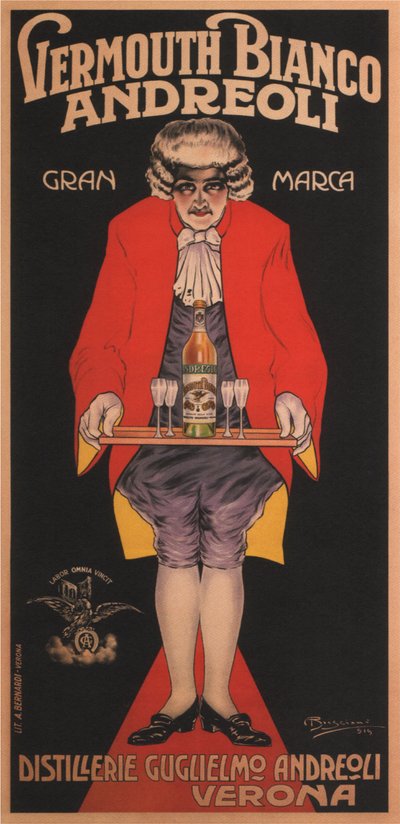 Vermouth Bianco Andreoli, 1919 av Attilio Bresciani