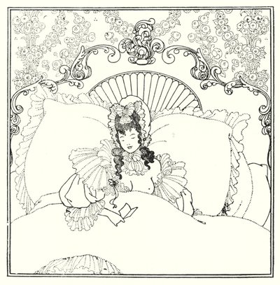 The Billet-Doux (gravering) av Aubrey (after) Beardsley