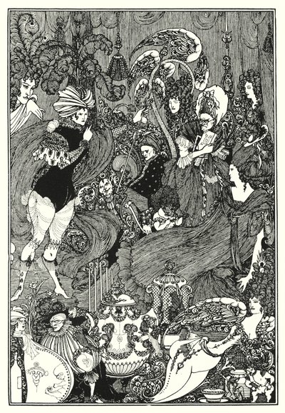 The Cave of Spleen (gravering) av Aubrey (after) Beardsley