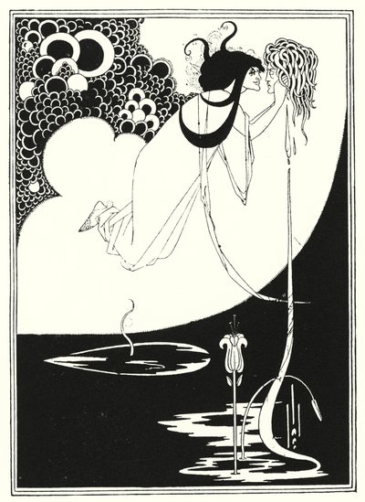 The Climax (gravering) av Aubrey (after) Beardsley