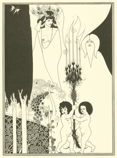 The Eyes of Herodes (litografi) av Aubrey (after) Beardsley