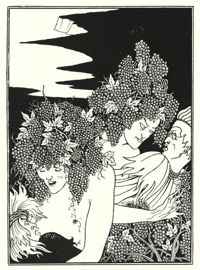 The Snare of Vintage (gravering) av Aubrey (after) Beardsley