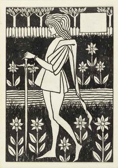 En side, 1890-tallet av Aubrey Beardsley