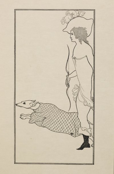 Atalanta, fra en bok med femti tegninger av Aubrey Beardsley