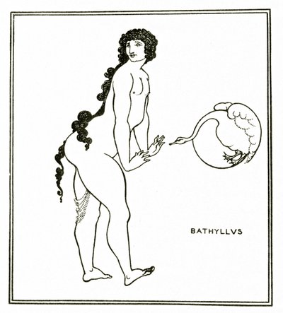 Bathyllus, ca. 1894 av Aubrey Beardsley