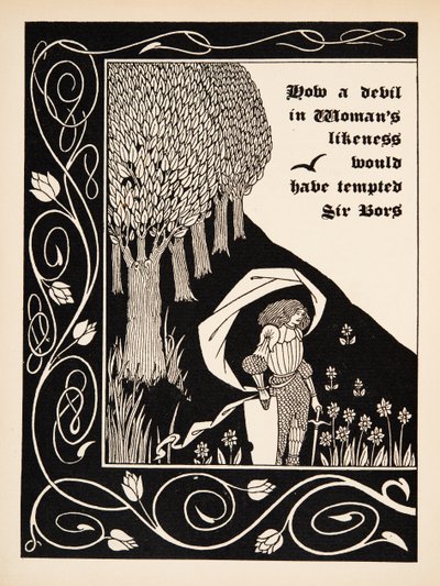 Bors nekter å bryte sølibatløftet sitt av Aubrey Beardsley