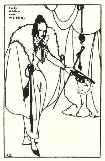 Carl Maria von Weber av Aubrey Beardsley