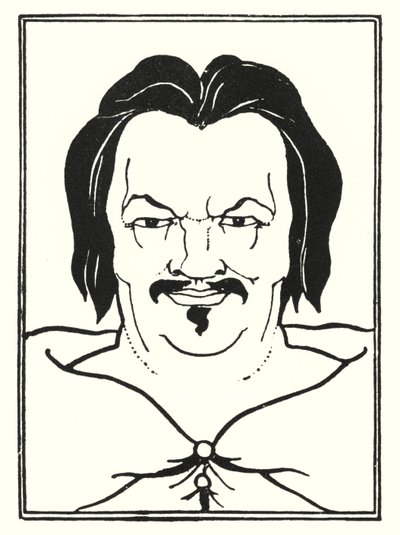 Omslagsdesign, side av Aubrey Beardsley