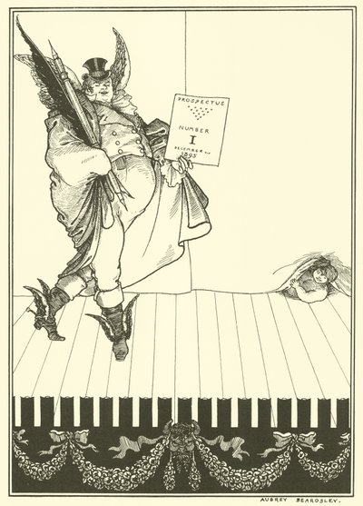 Designprospekt for Savoy av Aubrey Beardsley