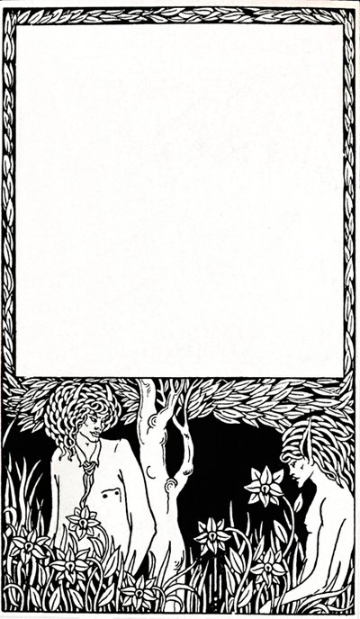 Design for Tittel-Page of Pagan Papers, 1893, 1914 av Aubrey Beardsley