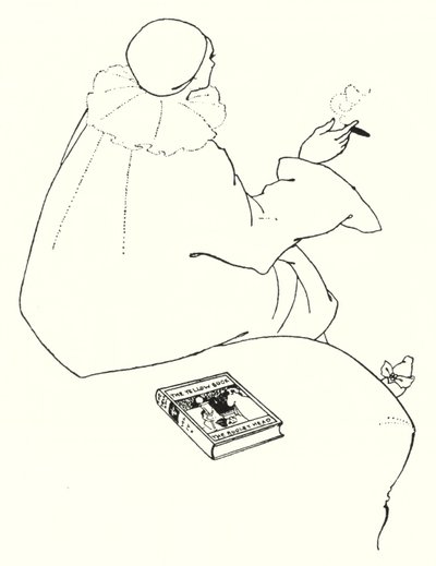Design for et invitasjonskort av Aubrey Beardsley