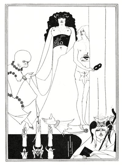Gå inn i Herodias av Aubrey Beardsley