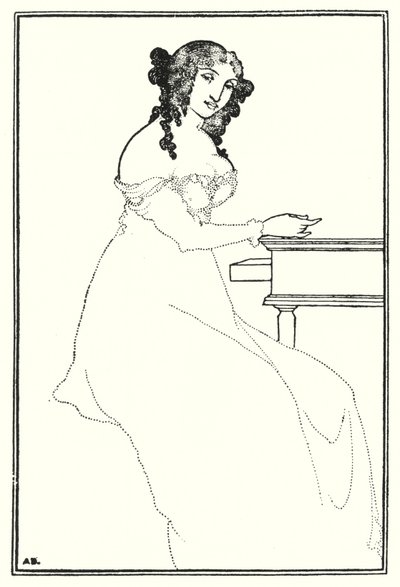 Frontispice av Aubrey Beardsley