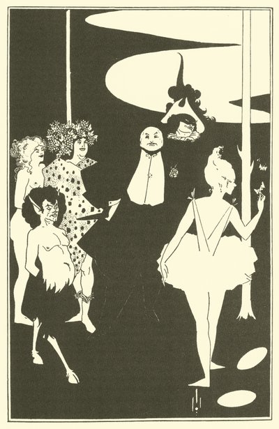 Frontispice, skuespill av John Davidson, 1893 av Aubrey Beardsley
