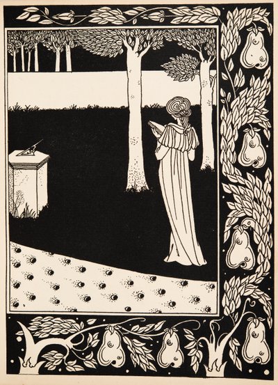 La Beale Isoud på Joyous Gard av Aubrey Beardsley