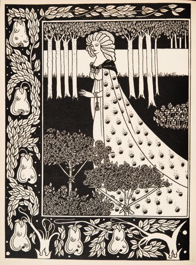 La Beale Isoud på Joyous Gard av Aubrey Beardsley