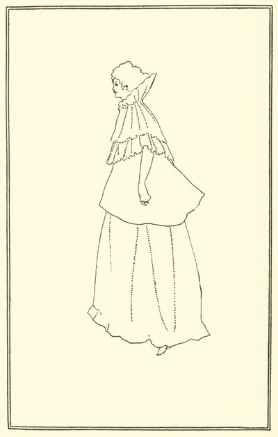 Madame Rejane av Aubrey Beardsley