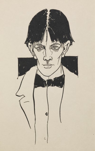Portrett fra en bok med femti tegninger av Aubrey Beardsley