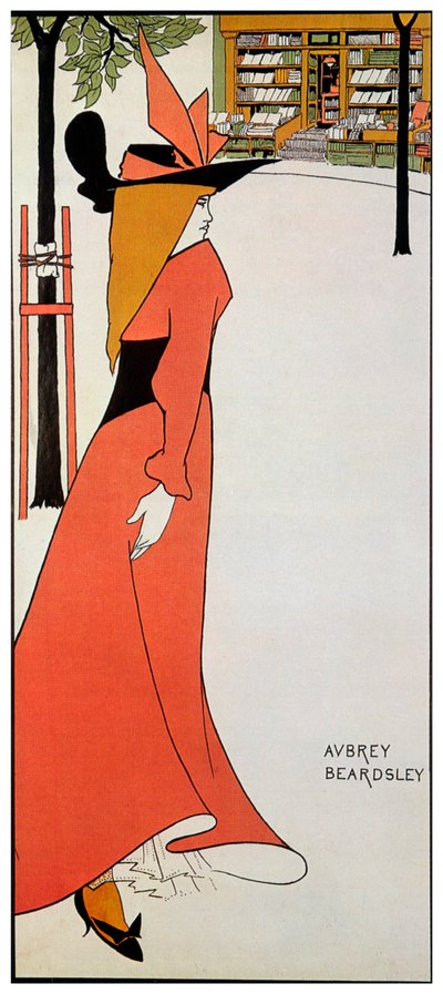 Pseudonym- og Antonymbibliotekene, 1895 av Aubrey Beardsley
