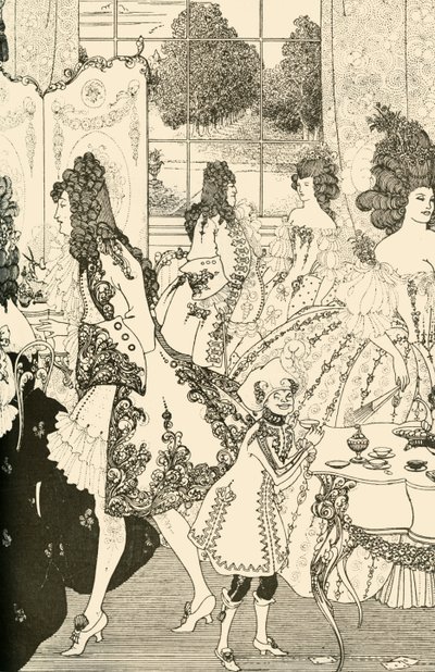 Låsens voldtekt, 1896, 1928. av Aubrey Beardsley