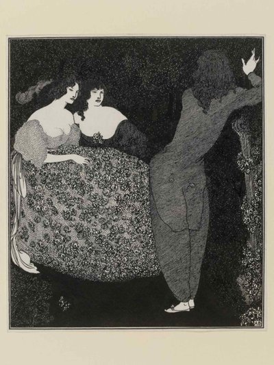 Tristan og Isolde, 1896. av Aubrey Beardsley