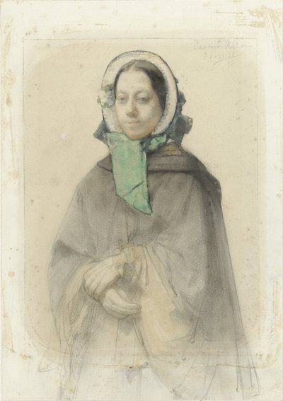 Portrett av Theresia A. A. Allebé av August Allebe